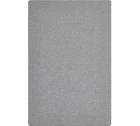 andiamo Grotone - Alfombra de salón Monocolor para Dormitorio, fácil de Limpiar, con Parte Trasera Antideslizante, Alfombra de Cocina, 133 x 190 cm, Color Gris y Blanco