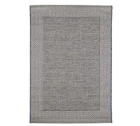 andiamo Kurzflortepich Clyde Webteppich ohne Flor Cenefa Beige y Antracita, 160 x 230 cm
