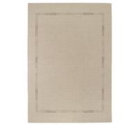 andiamo Louisville - Alfombra de Pelo Corto para Interiores y Exteriores, sin Cenefa, Polipropileno, 160 x 230 cm, Color Beige