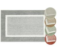 andiamo Maui - Alfombrilla de baño Antideslizante (50 x 80 cm), Color Gris