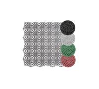 andiamo Terra Sol - Baldosas para terraza con sistema de clic, paneles de plástico para exteriores para balcón, suelo de terraza exterior, suelo de balcón resistente a la intemperie, placa de plástico