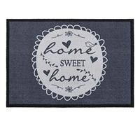 andiamo Trautesheim Sweet Home - Felpudo (Poliamida, 39 x 58 cm), diseño Estampado, Color Gris