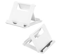 Andibro 2 soportes plegables para teléfono celular, mini tableta, soporte portátil para teléfono móvil, bases para teléfono móvil para cafeterías, escritorio, hogar, ver películas y videos