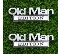 Andibro Old Man Edition - Emblema 3D para coche, camión, maletero, parachoques y capó