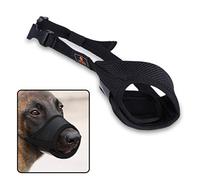 Andiker Bozal para Perro de Malla Transpirable y Nailon Duradero, con Bucle Ajustable y Almohadilla Suave, bozal de Entrenamiento para Perro para Evitar ladridos, mordidas y Masticar (X-Small)