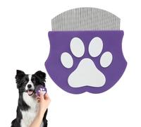 Andiker Peine antipulgas para gatos y perros, peine de dientes de acero fino para la cara con mango antideslizante, peine portátil para piojos para mascotas para el cuidado del pelo, para eliminar