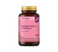 Andine Maca Complex Maca Andina Pura 4000 Mg con Vitaminas B6, B12 y Zinc para Energía, Vitalidad y Deseo