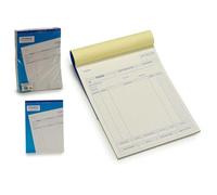 ANDINUS Pack de 2 Talonarios de Pedidos Autocopiativos | 50 Hojas Duplicadas | A4 (21 x 28,5 cm) | Copia sin Carbón | Formato Profesional