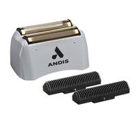 Andis 17280 ProFoil - Conjunto de lámina de titanio y cortadores interiores de repuesto para afeitadora de litio, color gris