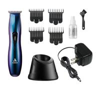 Andis 560974 Slimline Pro - Cortadora de barba inalámbrica con cable, recortadora de cuchillas en T de iones de litio, corte cerrado, hoja en T sin huecos, galaxia