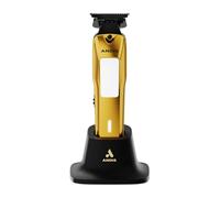 Andis 562119 Recortadora de barba y cabello eléctrica Phenom Professional con o sin cable, de iones de litio, con base de carga, dorada