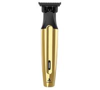 Andis 562442 Insight Slim Cordless High Powered Rotary Motor Cortacésped de Pelo Set de 9 piezas, Hoja en T de acero inoxidable, batería de iones de litio, cerradura de viaje, dorado