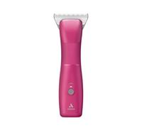 Andis 562772 Emerge Cortapelos de mascotas con cable y hoja desmontable inalámbrica, incluye hoja ancha de cerámica #30, motor potente, ofrece un acabado suave, rosa