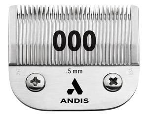 Andis 64073 - Juego de cuchillas para Andis Ultra Edge Blade, tamaño 000, 0,5 mm