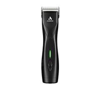 Andis 79175 Pulse Zr II Cortapelos con cuchilla desmontable de 5 velocidades, cuidado inalámbrico de animales/perros, batería de iones de litio extraíble, luz de carga LED, negro