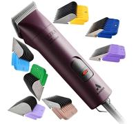 Andis AGCB Ultra Edge sin escobillas, color burdeos, con 8 longitudes de corte.