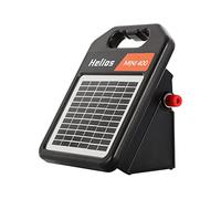 Andmon MINI400 - Cargador de valla eléctrica solar de 20 millas con modo día/noche 0.3J de energía de salida eléctrica Energizer