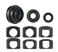Andoer 1.51 X Lupa con visor de ocular de enfoque fijo para Canon Nikon, Sony Pentax, Olympus, Fujifilm, Samsung DSLR Sigma Minoltaz con 2 * bloques de colores