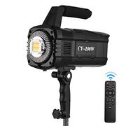 Andoer 100W COB Studio LED Video Light Photography Light Bi-Color 3000-6000K Dimmable Brightness CRI ≥95 for Live Stream Studio Photography Outdoor Photography Portrait Video Shooting