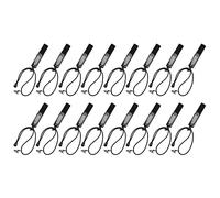 Andoer 16 paquetes de pinzas de fondo de muselina para estudio fotográfico, fotografía, estudio, shooting, color negro