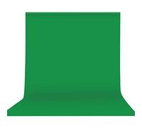 Andoer 2*3 m / 6.6 * 10 pies Telón de fondo de pantalla verde profesional Fotografía de estudio Fondo Lavable Durable Tejido de poliéster-algodón Diseño sin costuras de una pieza para retratos Disparo