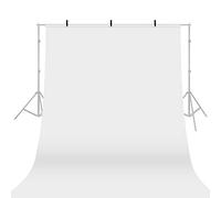 Andoer 2 * 3m Fotografía de Fondo Pantalla Retrato Fotografía Telones de Fondo Accesorios de Estudio fotográfico Material de poliéster y algodón Lavable Duradero con 3 Abrazaderas de Fondo