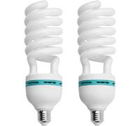 Andoer 2 x 135W Bombilla para Estudio Fotográfico, E27 5500K Luz Diurna y Natural Ahorro de Energía para iluminación de vídeo de fotografía de Estudio
