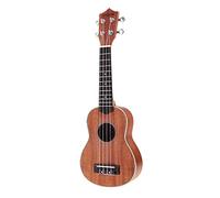 Andoer® 21in Ukelele Compacto Ukelele Hawaiano Caoba Aquila Rosewood Fretboard Puente Soprano Instrumento de Cuerdas 4 Cuerdas