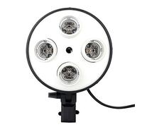 Andoer 4 en 1 E27 Base Enchufe Luz de la Lámpara Adaptador de Soporte de Lámpara para Video Estudio Softbox