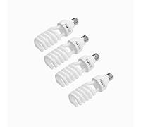 Andoer 4 x 45W Bombilla Estudio Fotografía, E27 5500K CFL Bombilla de Luz Energía para Softbox Vídeo Fotografía Video Iluminación