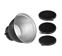 Andoer 7 "Reflector Estándar de la Lámpara del Difusor Plato de Sombra con 20 ° 40 ° 60 ° Rejilla del Panal para Bowens Monte Studio Estroboscópica Flash Luz Speedlite