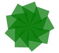 Andoer 9 láminas de color de 30 x 20 cm, película de color transparente para fotografía de estudio, luz estroboscópica LED (verde)