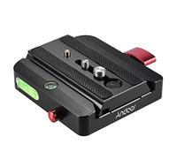 Andoer Adaptador de conexión rápida con Quick Release Plate para Manfrotto Trípode 577 Reemplazo