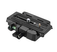 Andoer Adaptador de Vídeo Trípode de Cámara Rápida Liberación de Sujeción con Placa de Liberación Rápida Compatible para Manfrotto 501 500 Ah 701HDV 503HDV Q5 Cabeza