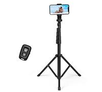Andoer Andoer Andoer 157 cm / 61,8 in Smartphone Selfie Stick trípode de escritorio extensible soporte de fotografía con clip de teléfono Obturador remoto inalámbrico