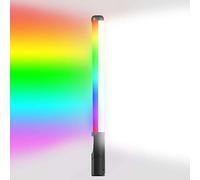 Andoer Barra de Luz para Fotografía, RGB Tubo de Luz de Mano 2500K-9000K Luz LED portátil de luminiscencia de Doble Cara con batería de 5000 mAh para Youtube Vídeo Fotografía Juegos