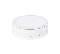 Andoer Base Giratoria Eléctrica, 20 CM Plataforma Giratoria de 360 °Capacidad de Carga de 10 kg/22 LB Soporte Giratorio para fotografía, Grabación de Vídeo, Presentaciones de Joyas, Blanco