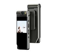 Andoer Body Camera 2K Body Cam Lente Giratoria 180° Cámara Portátil Cámara Cuerpo Luces de Relleno LED Clip Trasero Ideal para Entrega Doméstica Ciclo Policía Viajes Personales