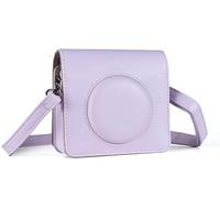 Andoer Bolso portátil para cámara de fotos instantáneas, estuche de cámara estilo retro, bolsa de mano de piel sintética, reemplazo para Kodak C300R/ Mini Shot 3, con correa de hombro ajustable