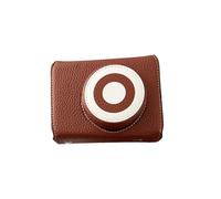 Andoer Bolso Retro Cuero Cámara PU con Mitad del Caso del Tirón y Correa Hombro Ajustable, Cabe Cámara XE5 (Brown)
