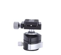 Andoer Cabezal de bola de liberación rápida, 32 mm, cabeza de bola con placa de liberación rápida, compacta, ligera, capacidad de carga de 8 kg, para cámaras réflex digitales sin espejo, monopié