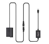 Andoer - Cable USB tipo C PD a EP-5B, batería simulada acoplador CC EN-EL15, repuesto para cámaras Nikon Z7, Z6, D800, D850, D810, D7200, D7100, D7500