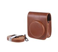 Andoer Caja de la cámara de la Vendimia de la PU de protección Bolsa Bolsa de la Cubierta del Protector w/Correa para Fujifilm Instax Mini 90 Cámara Digital Instantánea