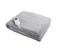 Andoer Calentador eléctrico, bufanda caliente, cojín térmico, calentamiento rápido, calentador del cuerpo de invierno, funda de colchón de 180 x 130 cm con apagado automático 3 niveles, ajuste de