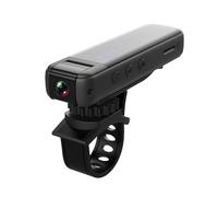 Andoer Cámara corporal WiFi 1080P con grabación de audio y video, mini cámara con lente giratoria de 180°, soporte para bicicleta para fuerzas del orden