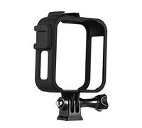 Andoer Cámara de acción caso cámara de plástico marco protector Vivienda Vlog jaula con doble zapata fría para GoPro Max cámara deportiva