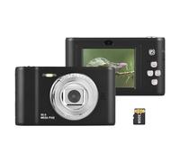 Andoer Cámara Digital Compacta con Tarjeta SD de 32 GB, 1080P 50MP Cámara Digital, Pantalla de 2,4 Pulgadas Cámara de Fotos Zoom Digital 8X, Camara Fotos Digital para Niño, Adulto, Adolescentes