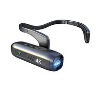 Andoer Cámara Montada en la Cabeza 4K 30FPS, Camcorder de Video WiFi Portátil, Videocámara, Cámara Web, Lente Gran Angular de 120°, Anti-vibración, Batería Incorporada, Control APP para Vlog