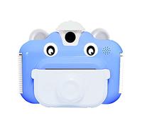 Andoer Cámaras de impresión instantánea Cámara para niños Pantalla de 2,4 pulgadas Grabación de video 1080P Zero Ink Lente de rotación de 180° con papel de impresión para niños Niños