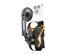 Andoer Correa de Barbilla para Casco de Motocicleta, Soporte magnético de liberación rápida, Correa de Barbilla para Motocicleta con Adaptador de Montaje para cámara Deportiva y Soporte magnético
